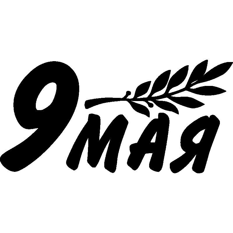 9 Мая надпись