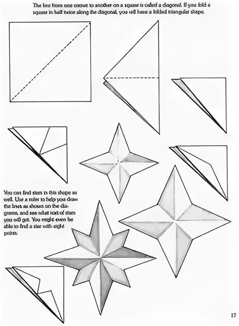 Как сделать звездочку из бумаги — 4 схемы.