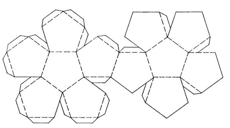 Усеченный икосододекаэдр развертка