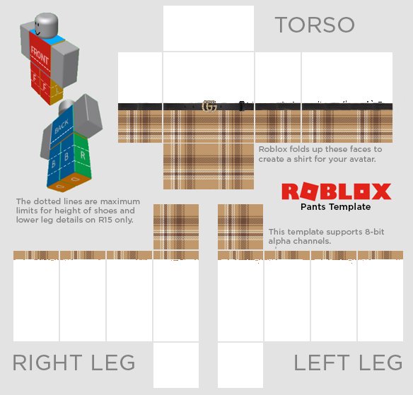 T-Shirt Roblox штаны