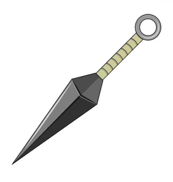 Сборная бумажная модель Кунай Минато / Minato Kunai (Naruto)