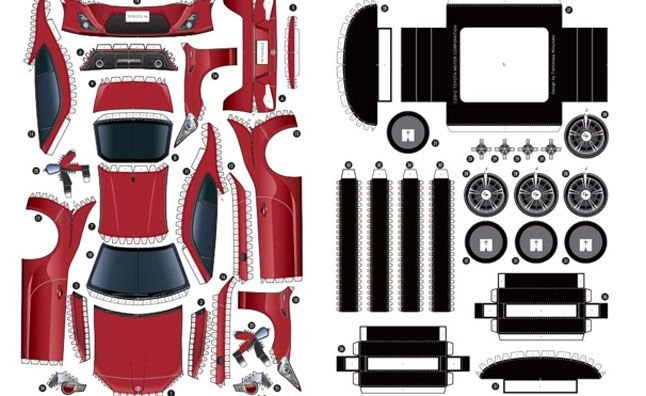 Toyota gt86 чертеж