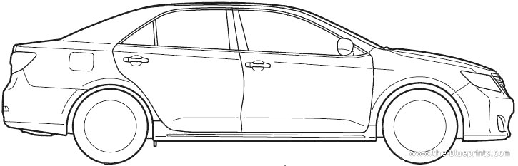 Toyota Camry 50 Blueprint