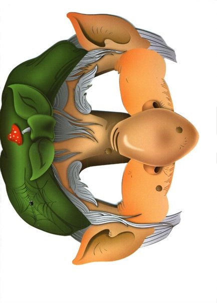 Маска баба яга