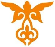 Казахский орнамент птица