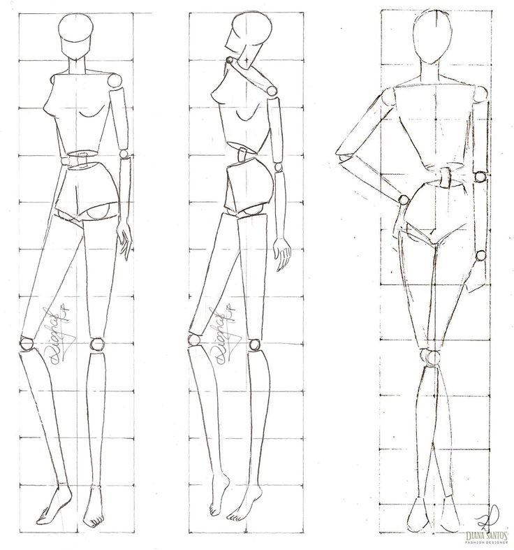 Эскизы для моделирования одежды