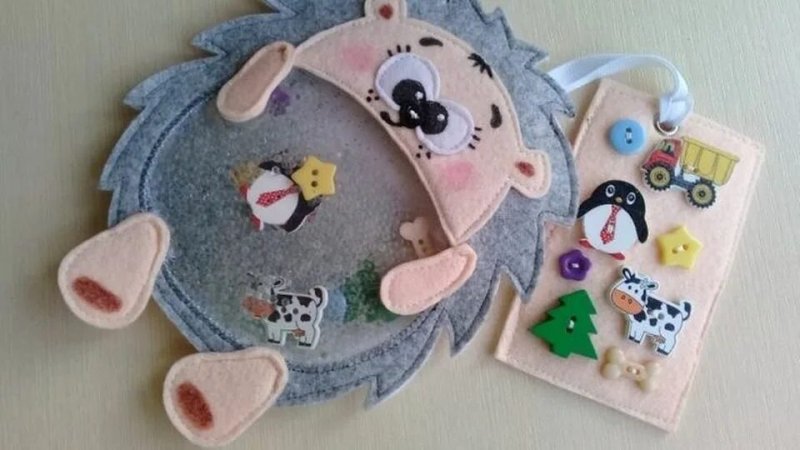 Фетровые развивающие игрушки