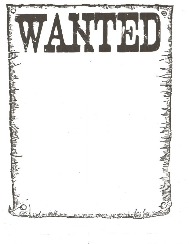 Wanted шаблон