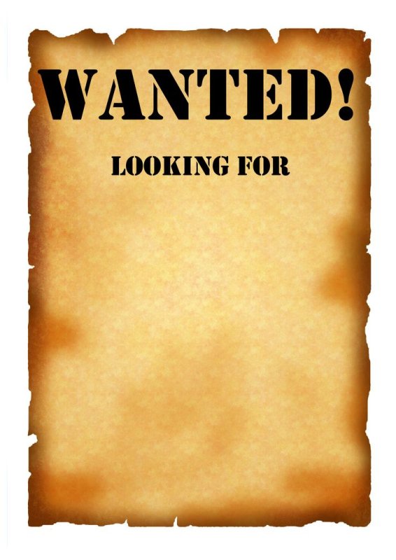 Рамка wanted