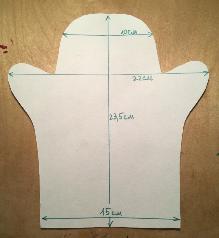 Варежка для кукольного театра