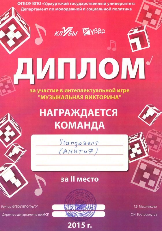 диплом победителя интеллектуальной игры