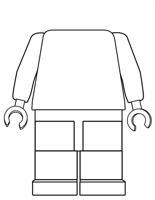 Лего человечки для распечатки