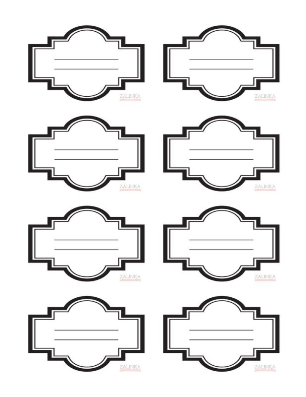 Трафареты для баночек надписи
