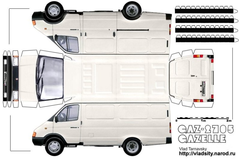 Развертка кузова Volkswagen t5