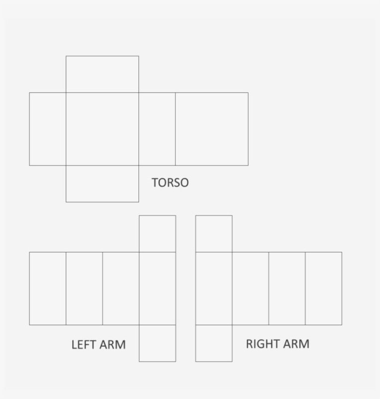 Чертеж одежды в РОБЛОКС
