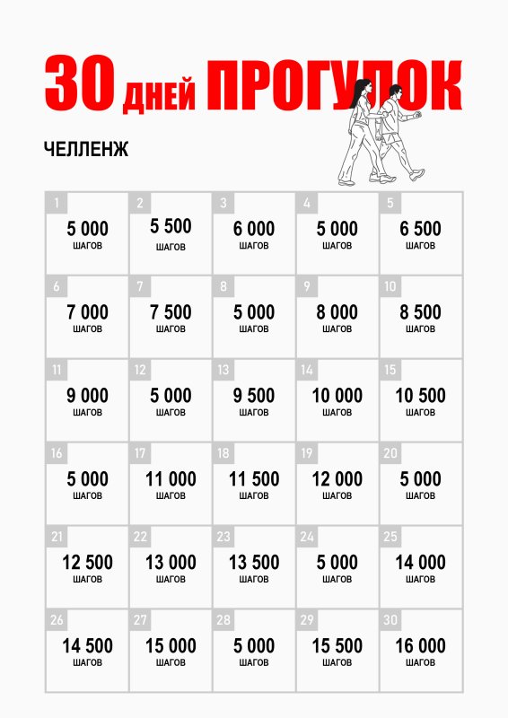 Трекер на 30 дней
