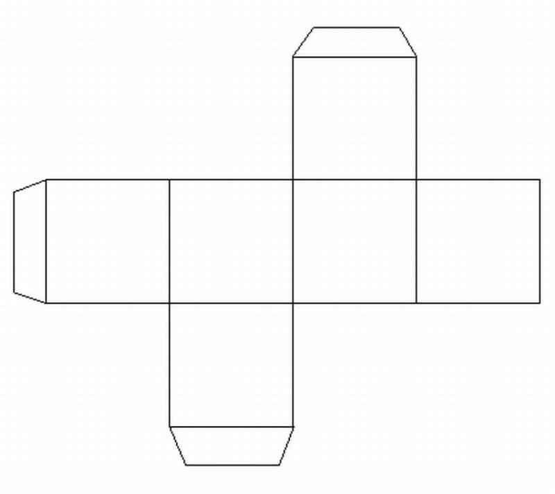 Как сделать развертку Куба