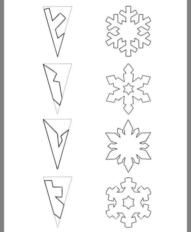 Как делать снежинки из бумаги