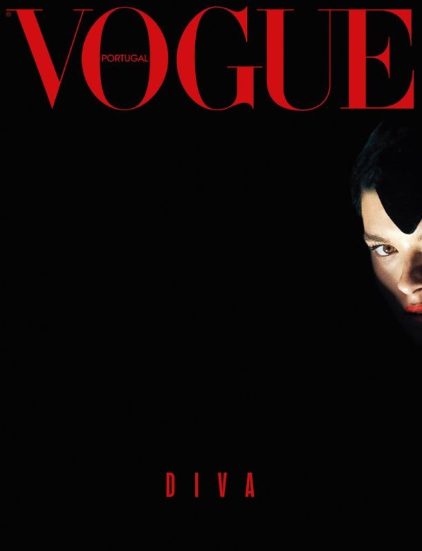 Обложка журнала Vogue шаблон для фотошопа