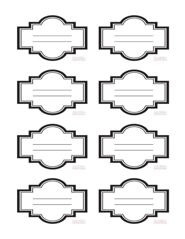 Трафареты для баночек надписи