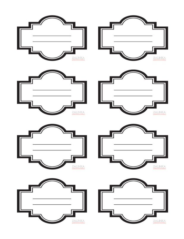 Трафареты для баночек надписи