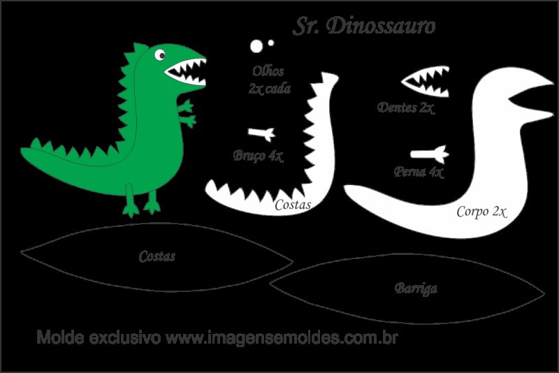 Выкройка: Динозаврик Джорджа