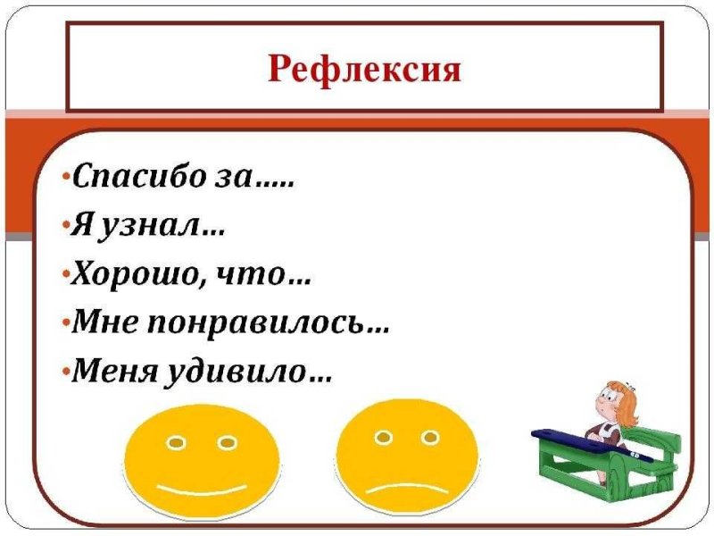 Рефлексия для детей