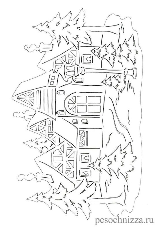 Новогодние вытыканки из бумаги